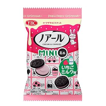 Amazon.co.jp: ヤマザキビスケット ノアールミニ いちごミルク味